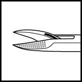 STORZ Intraocular Scissors (E3391)