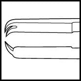 Castroviejo Suturing Forceps 0.9mm Narrow (E1802)