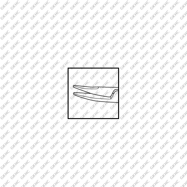 Azar Needle Holder 11mm Curved Fine Locking (GKHC-26188)