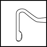 Jameson Muscle Hook Small (E0586 S)
